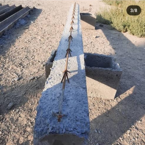 تولید پایه فنس بتنی